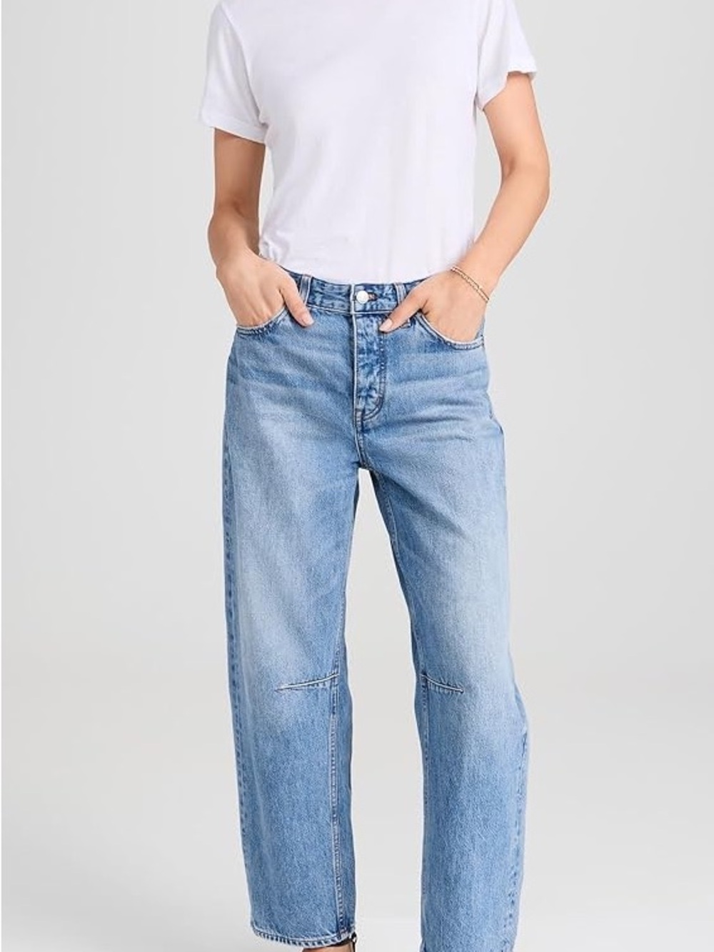 Madewell Darted Barrel-Leg Jean